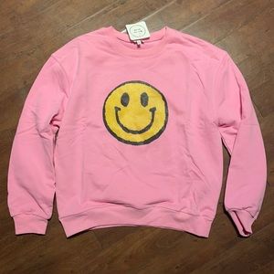 *HOST PICK*   BNWT Happy Face Sweater